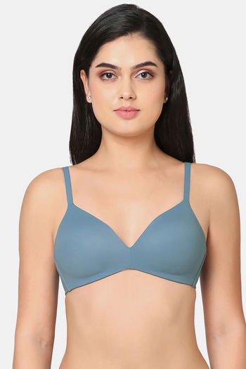 Buy Wacoal Padded Non-Wired Medium Coverage T-Shirt Bra - Provincial Blue